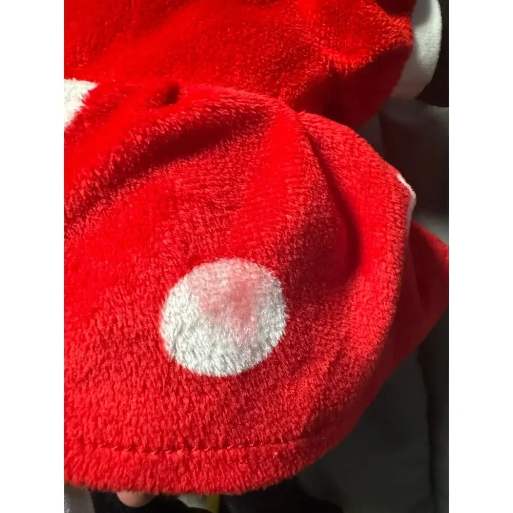 Disney Store Minnie Mouse Mini Bean Bag Plush 20”- Red and Black Doll Soft Toy